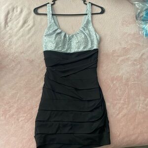 cute knee length homecoming dress!